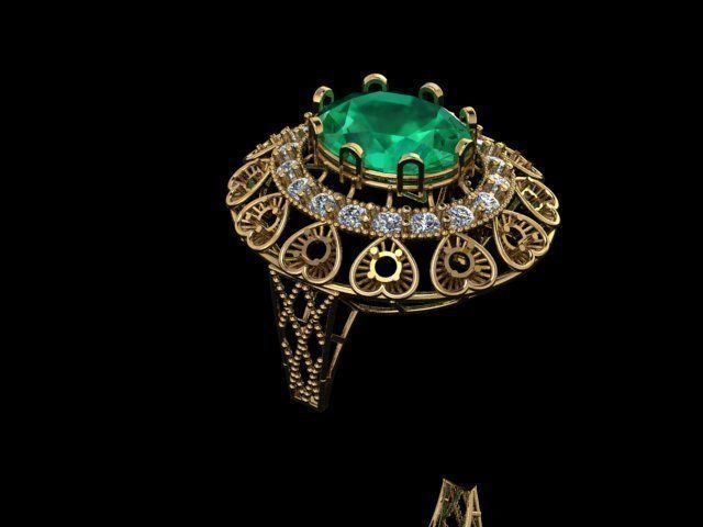 ELLIPSE RINGS 3D print model_16