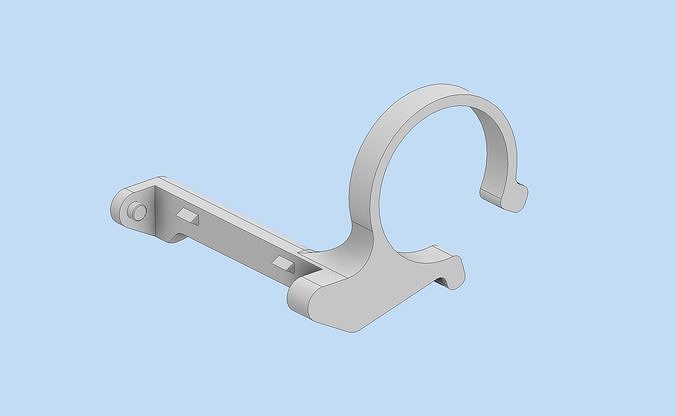 PETZL flashlight holder 3D print model