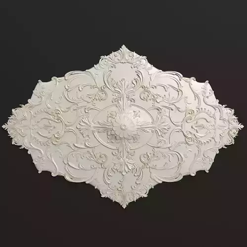 Rosette 5 ornate ceiling medallion