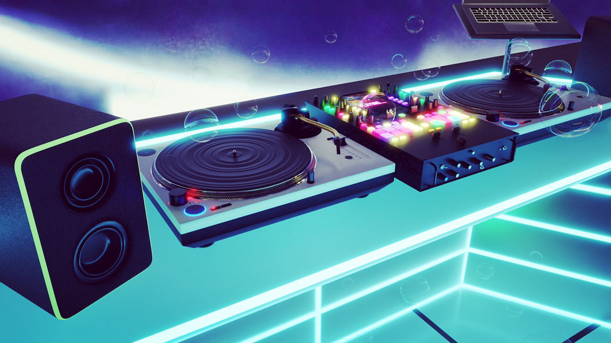 Turntable 3D model_5