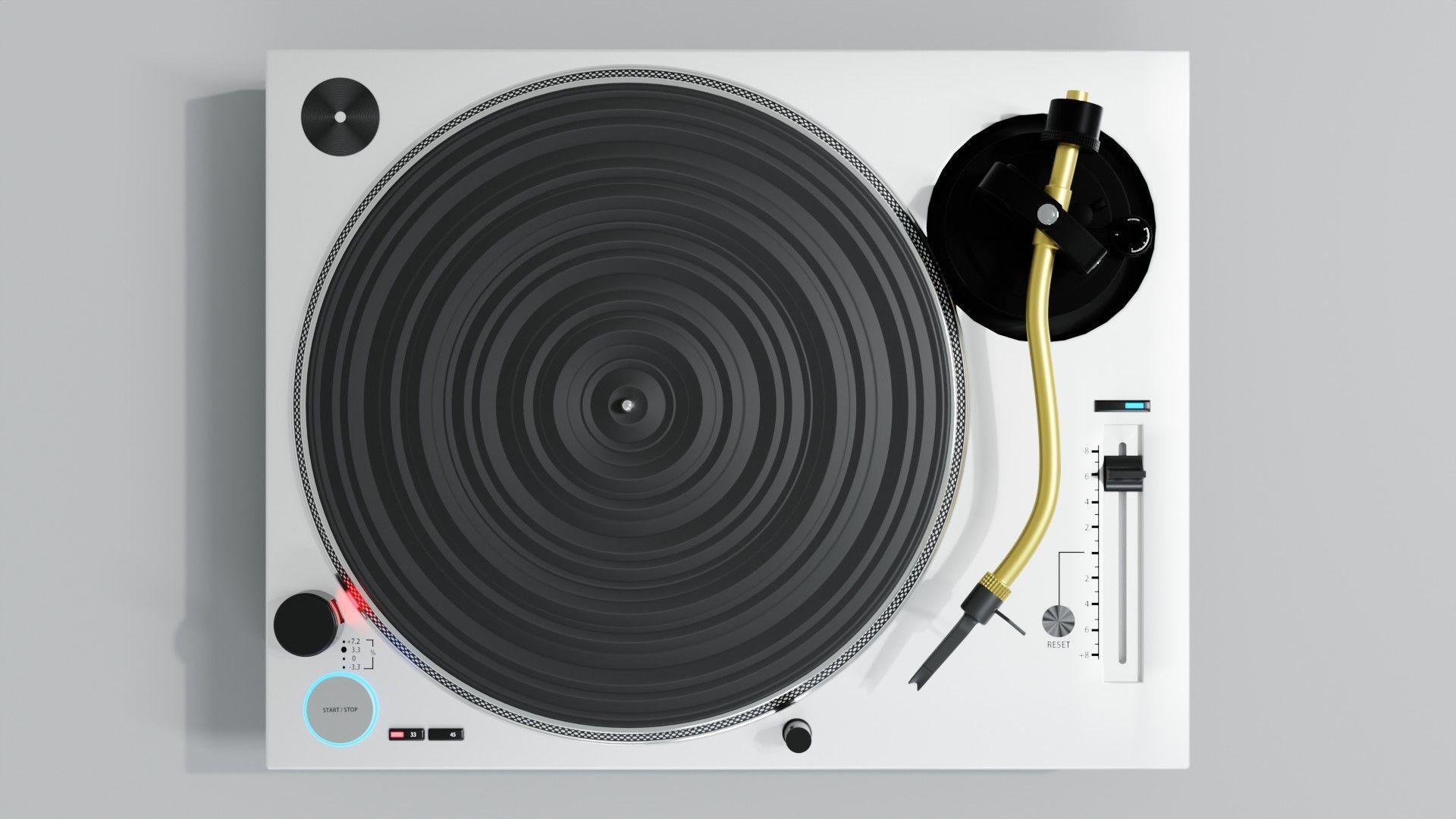 Turntable 3D model_3