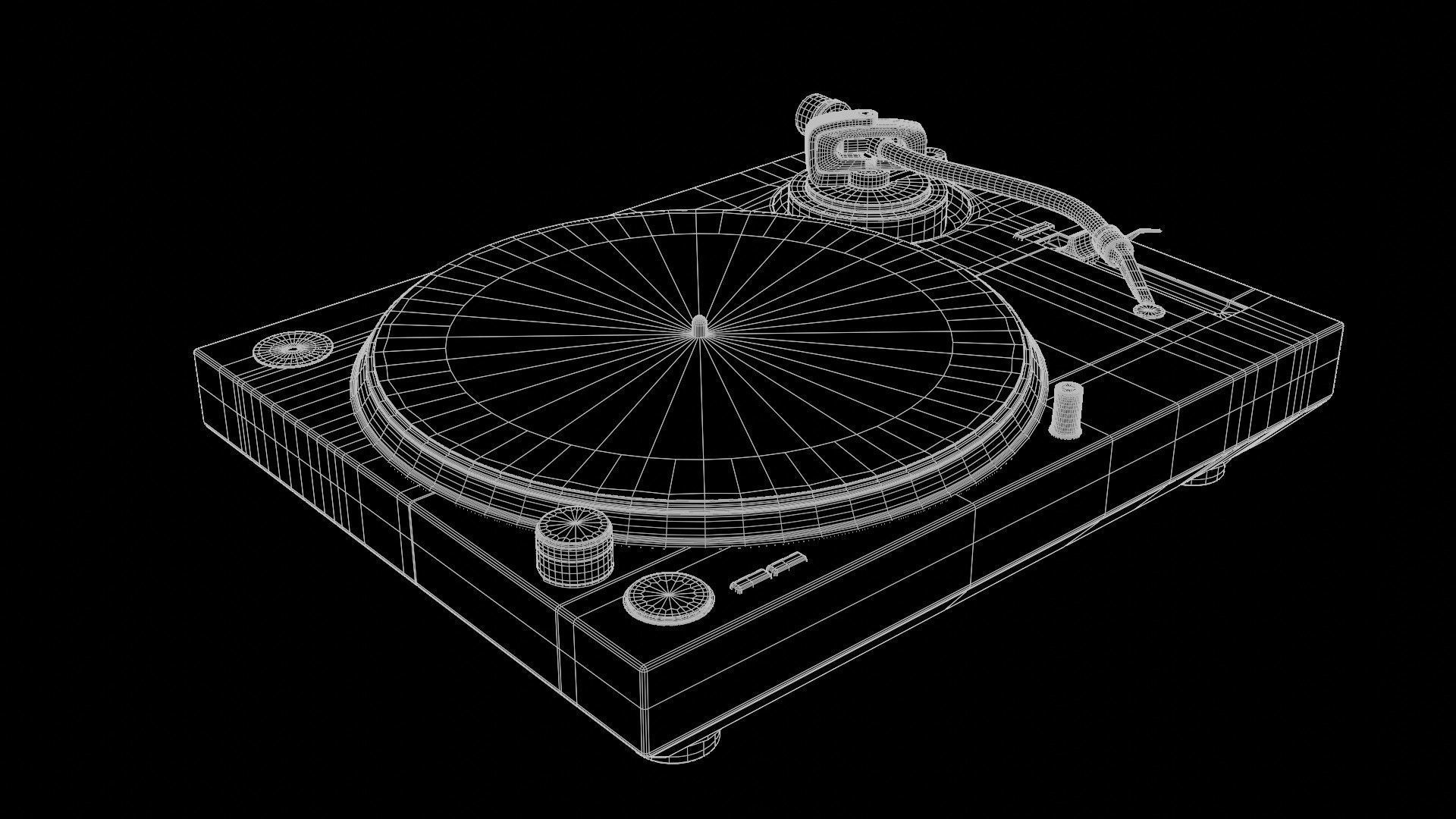 Turntable 3D model_6