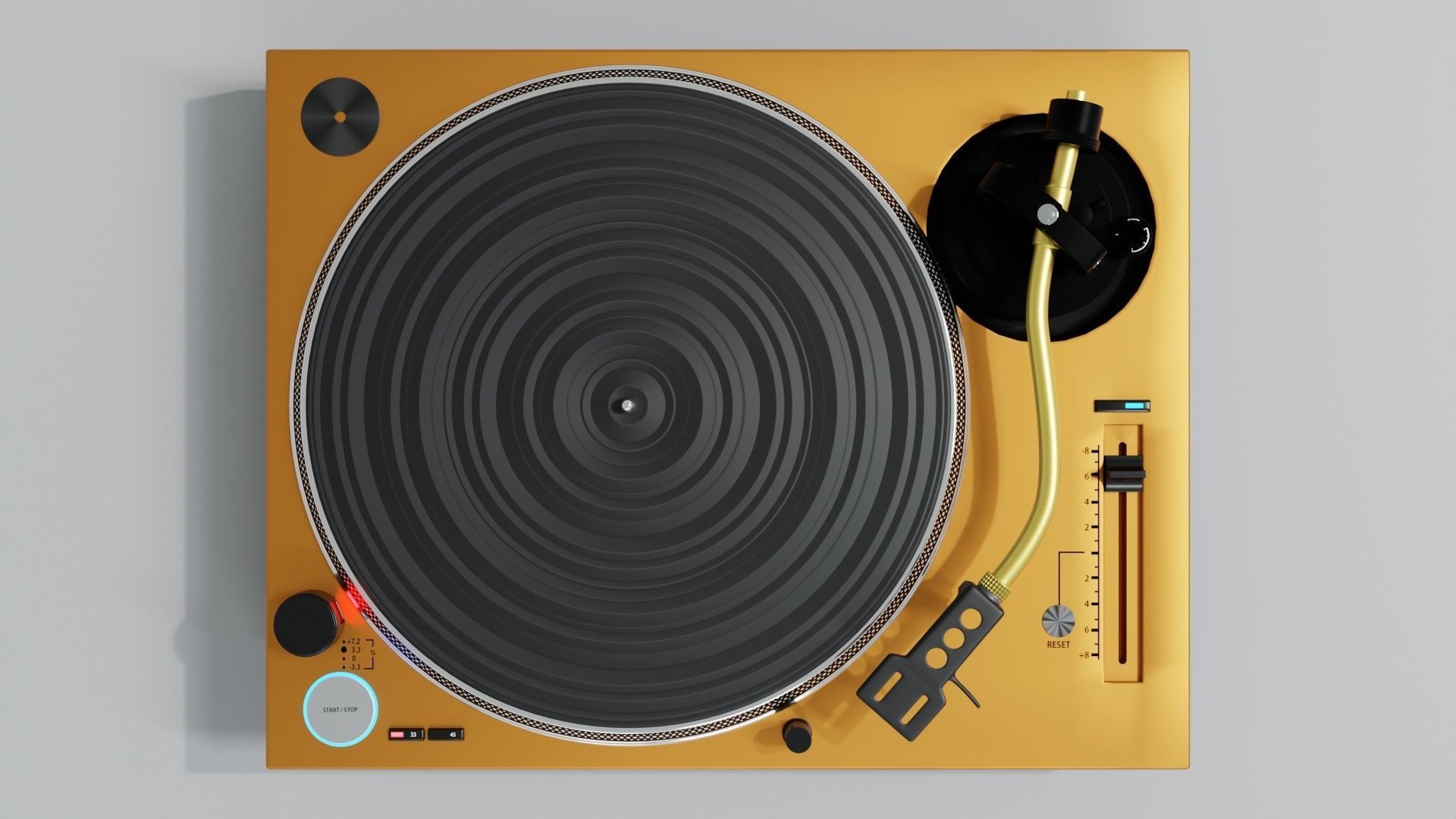 Turntable 3D model_4