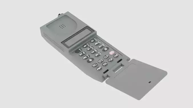 Retro Flip Phone 3D model