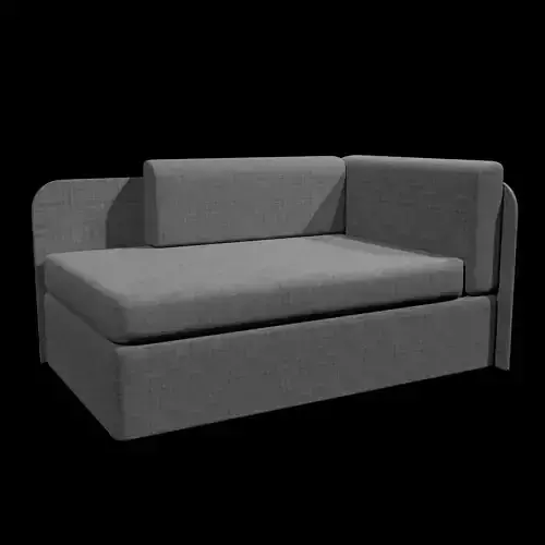 Corner sofa with cushions