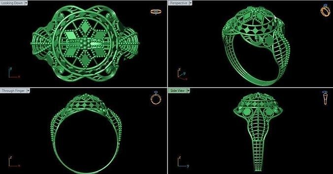 LIGHT WEIGHT TURKISH RINGS 3D print model