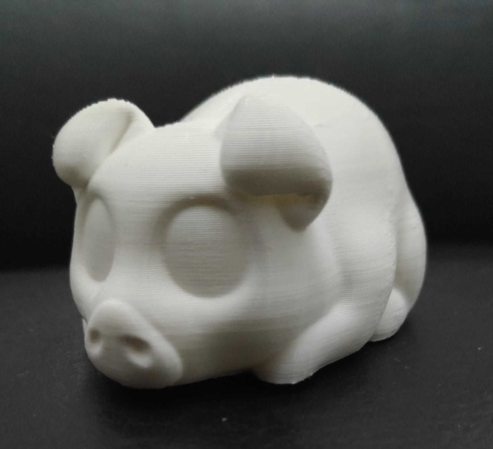 Lying Pig 3D print model_9
