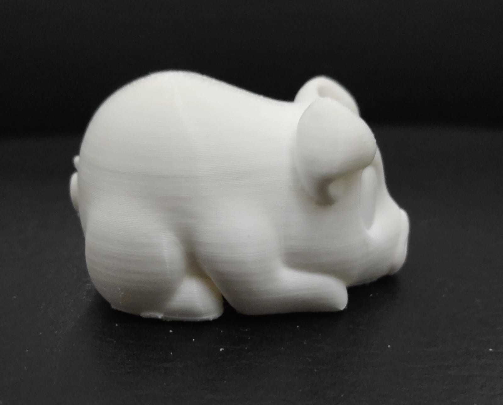 Lying Pig 3D print model_6