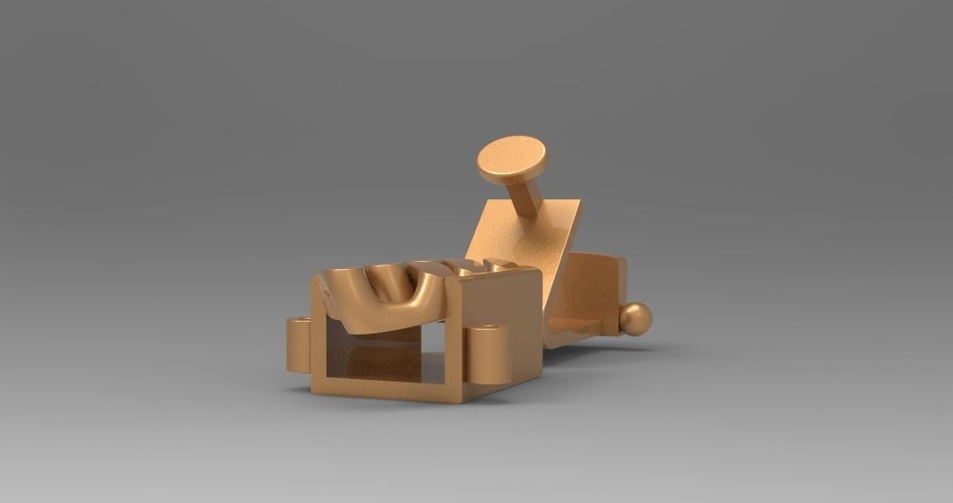 7mm quban lock 3D print model_5