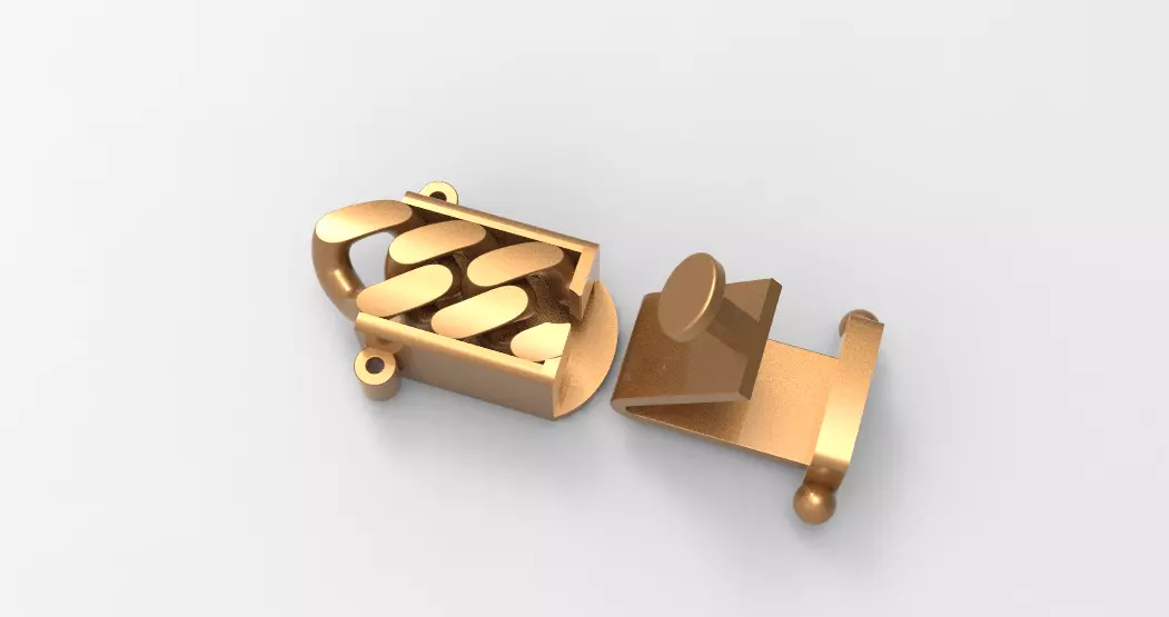 7mm quban lock 3D print model_0