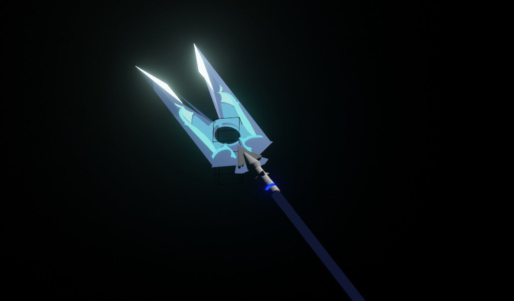 The Catch 3d model weapon game ready low-poly Low-poly 3D model_1