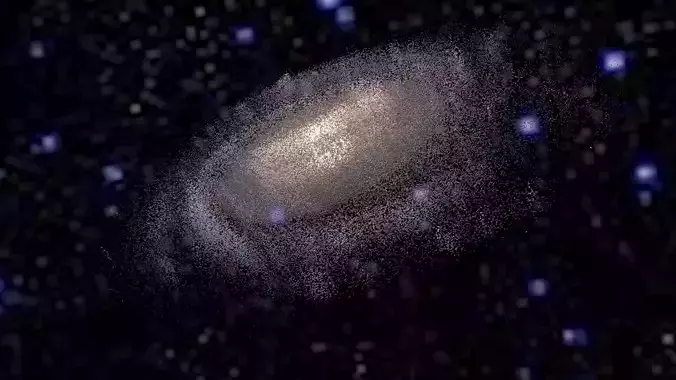 Milky Way Galaxy 3D model