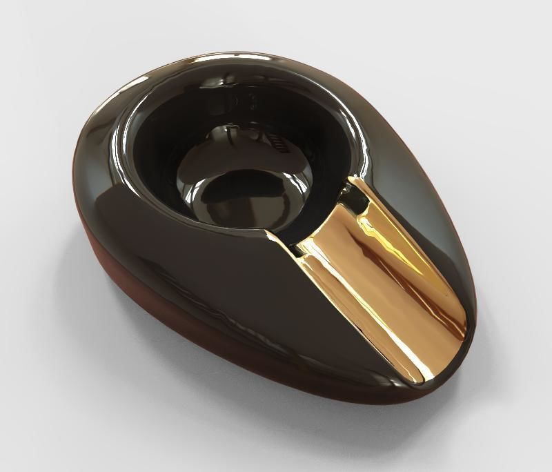 Ashtray and Cigar 3D model_5