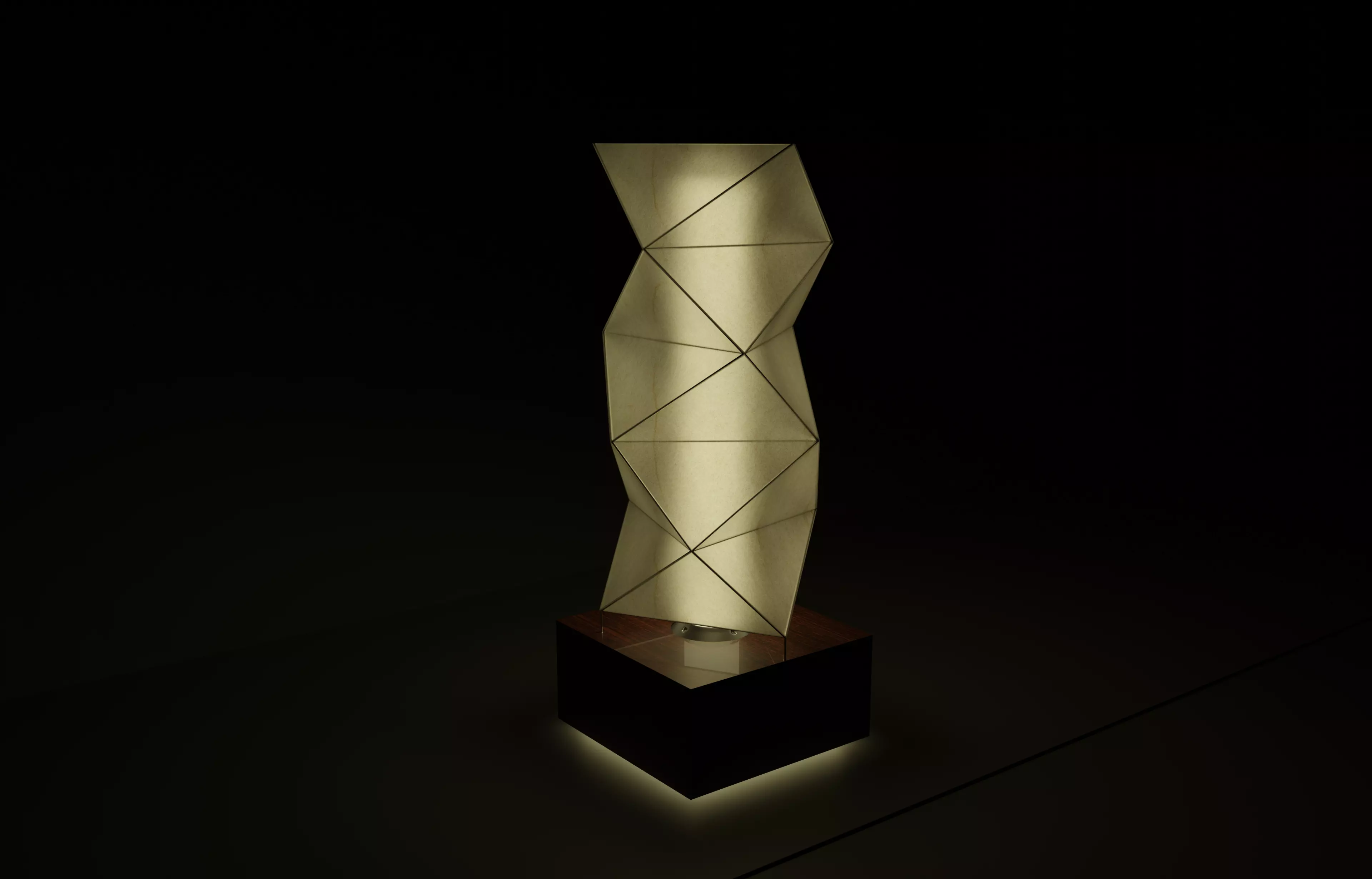 Origami light Free 3D model