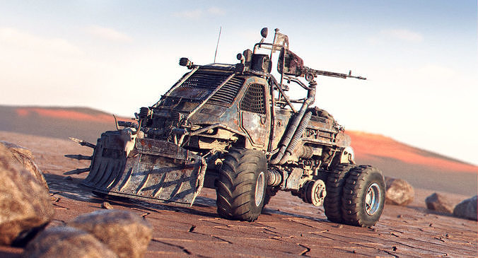 Apocalyptic Truck 4 3D model