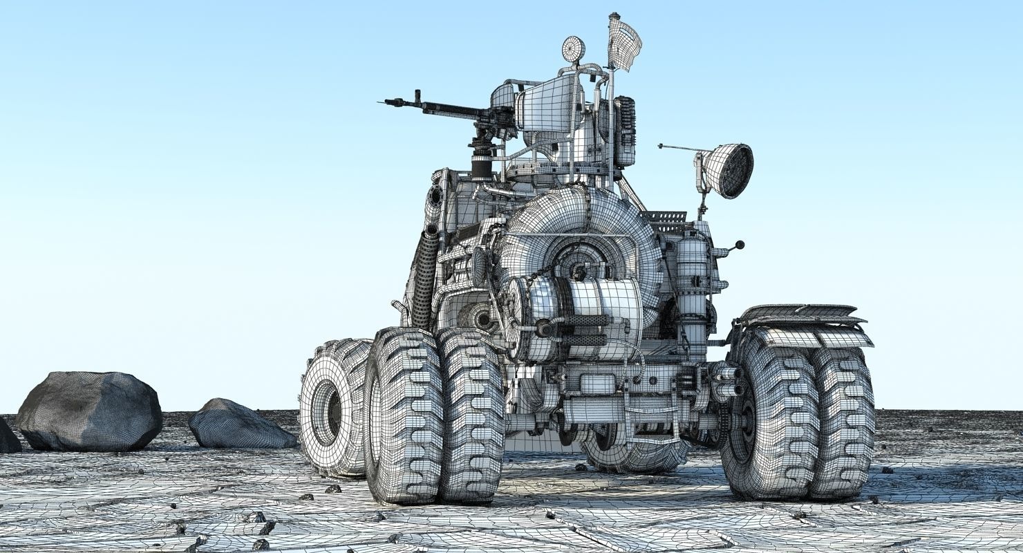 Apocalyptic Truck 4 3D model_8