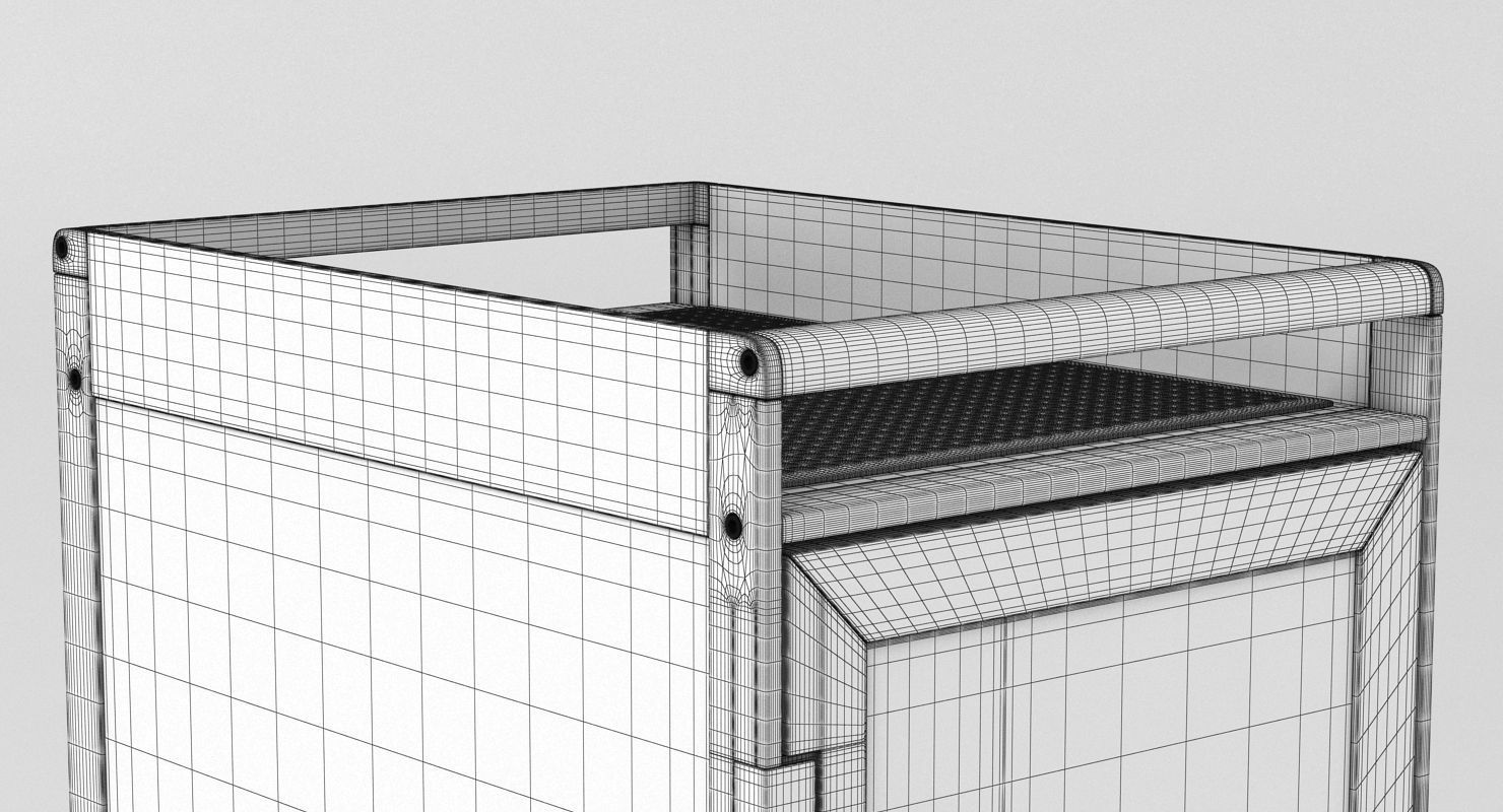 Bordbar Airline Trolley 3D model_15