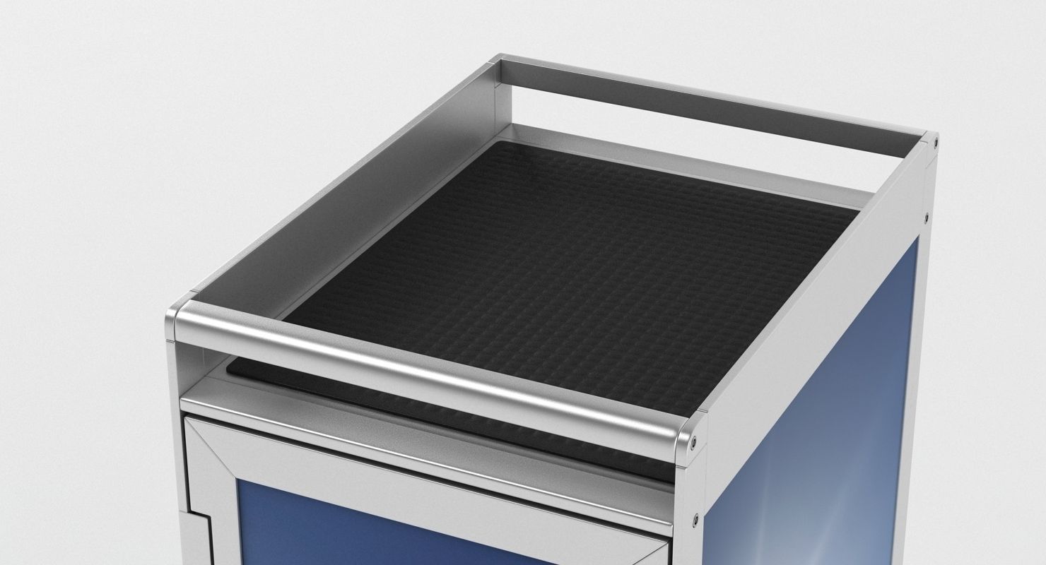 Bordbar Airline Trolley 3D model_5