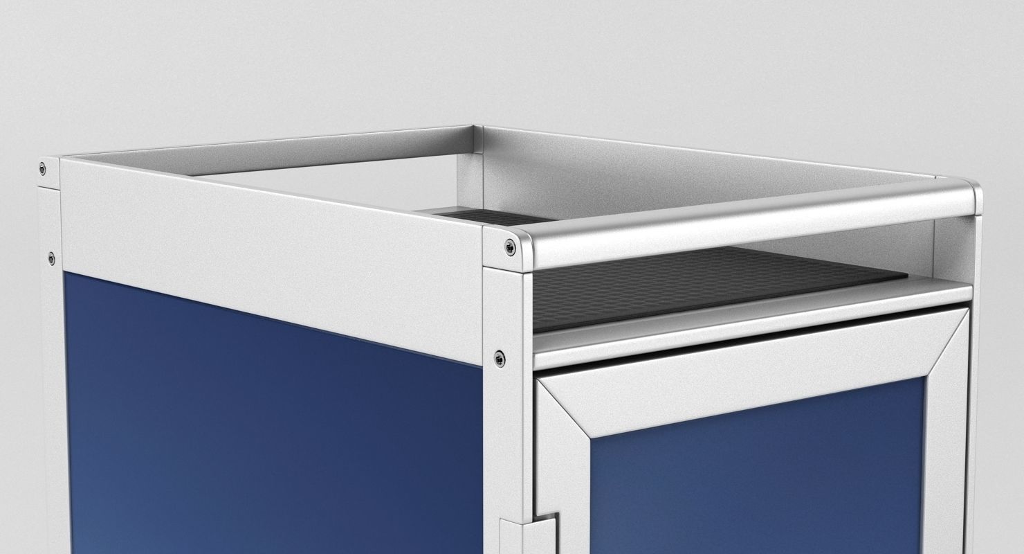 Bordbar Airline Trolley 3D model_4