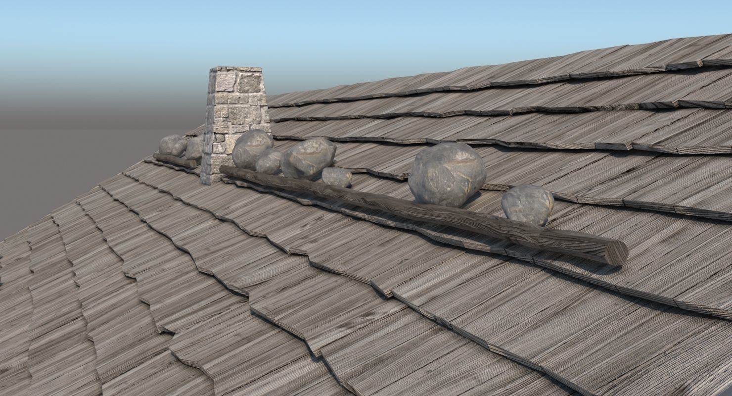 Chalet 001 3D model_8