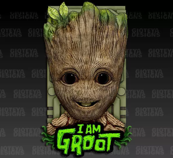 I am Groot 3D model_0