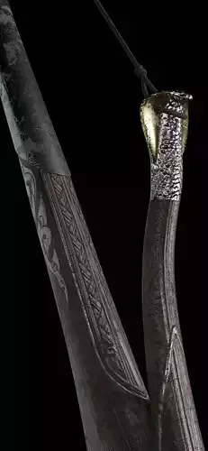 Fantasy Recurve Bow 3D model