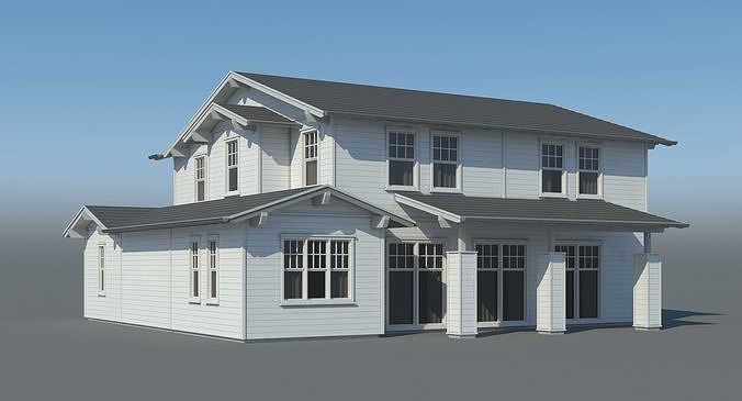 Family House Collection 2 3D model 7