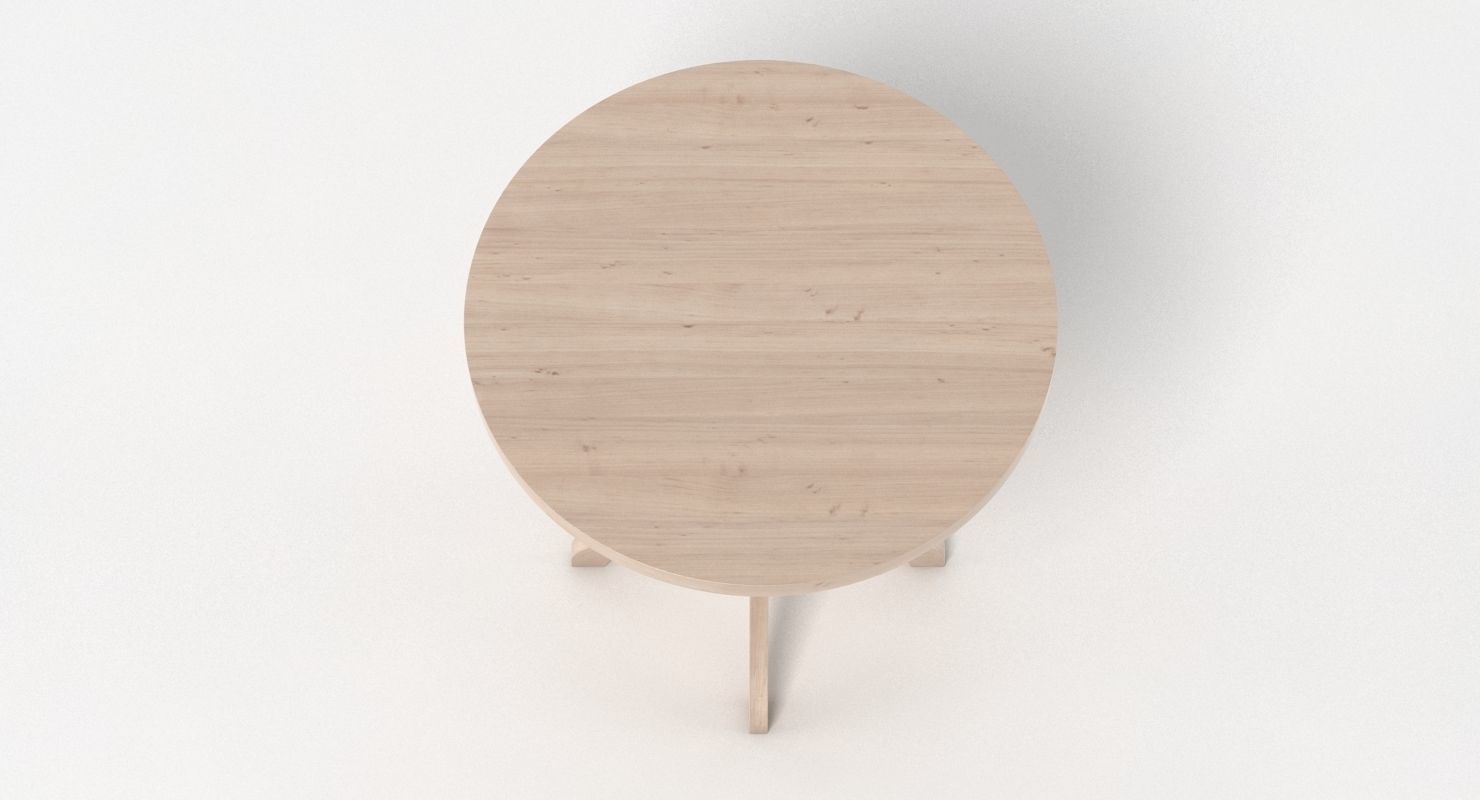 Neptune Henley Side Table 3D model_5