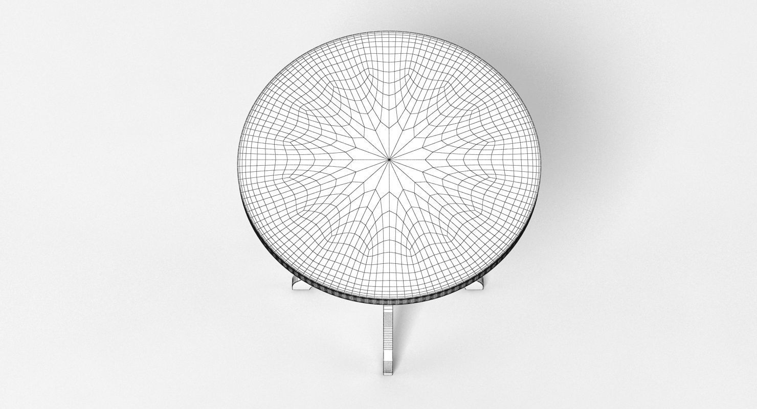 Neptune Henley Side Table 3D model_8