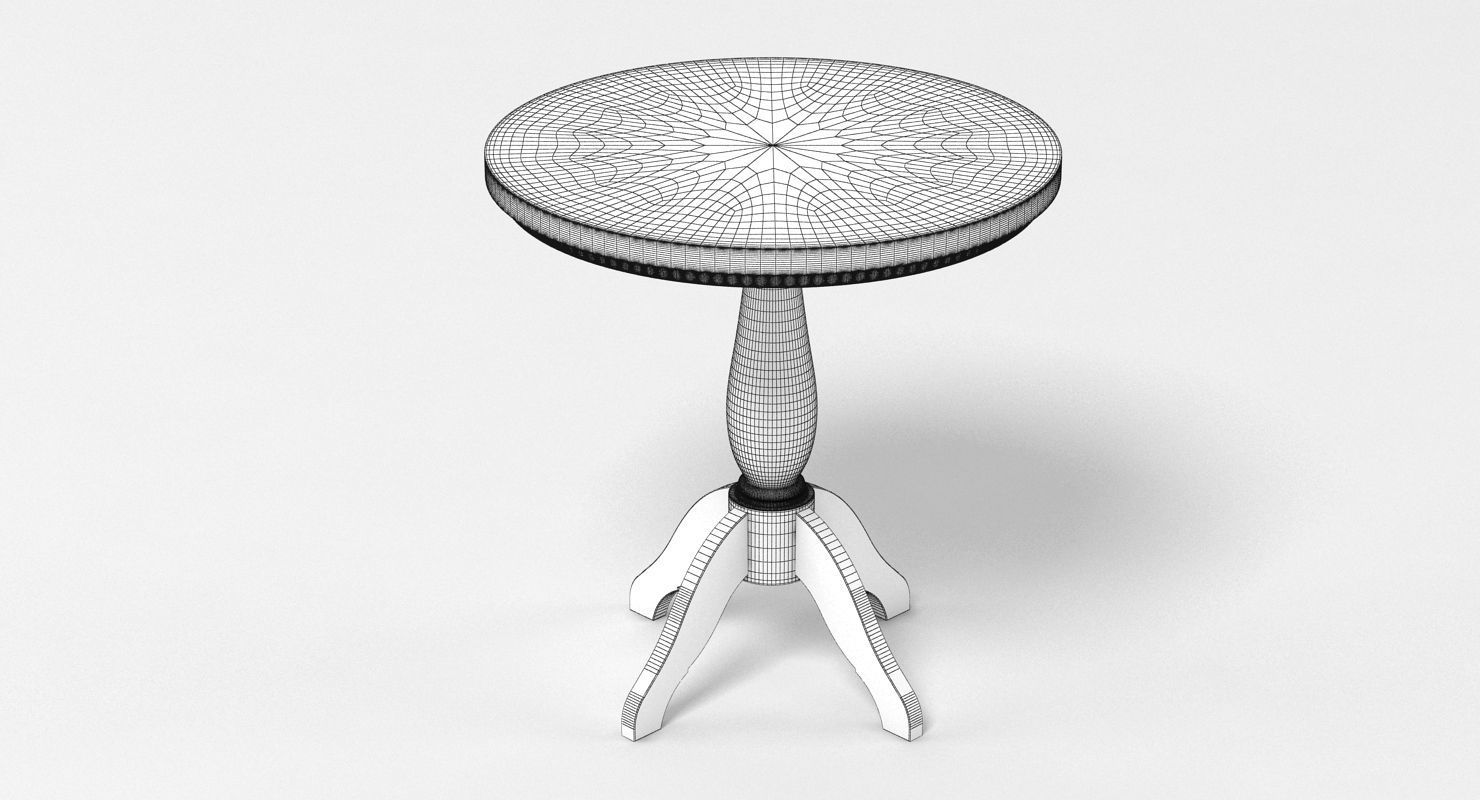 Neptune Henley Side Table 3D model_6