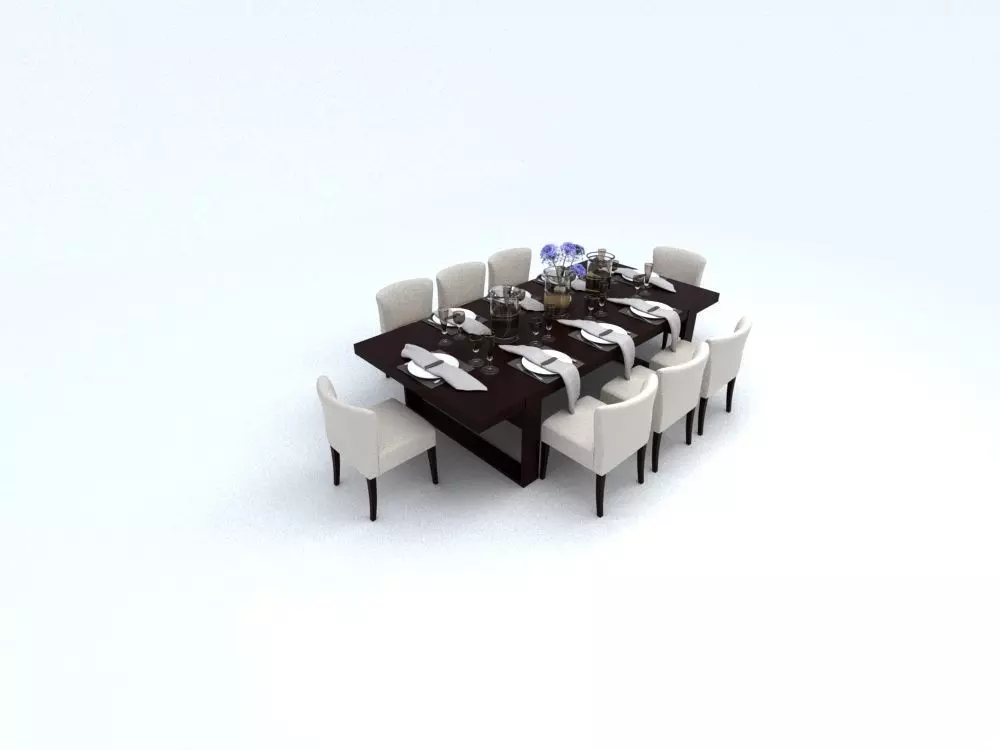 nice little table 3D model_0