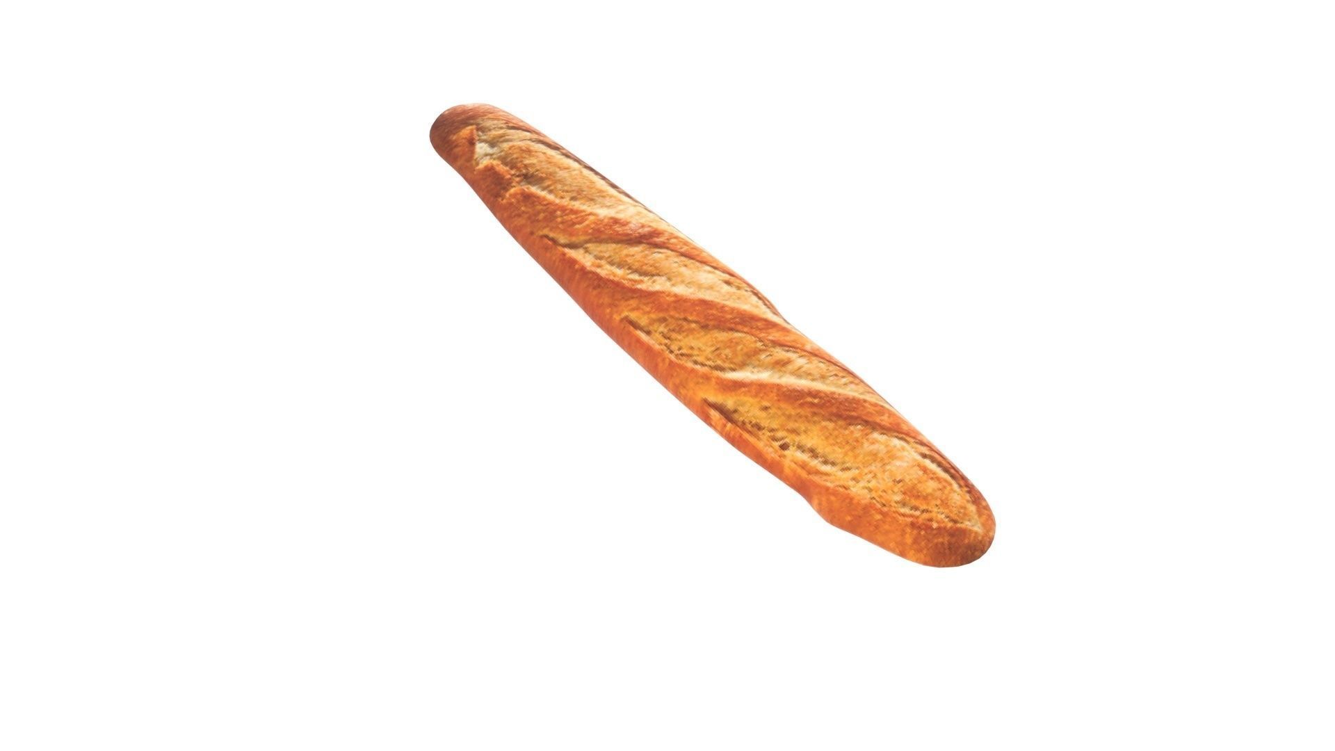 Baguette 3D model_8