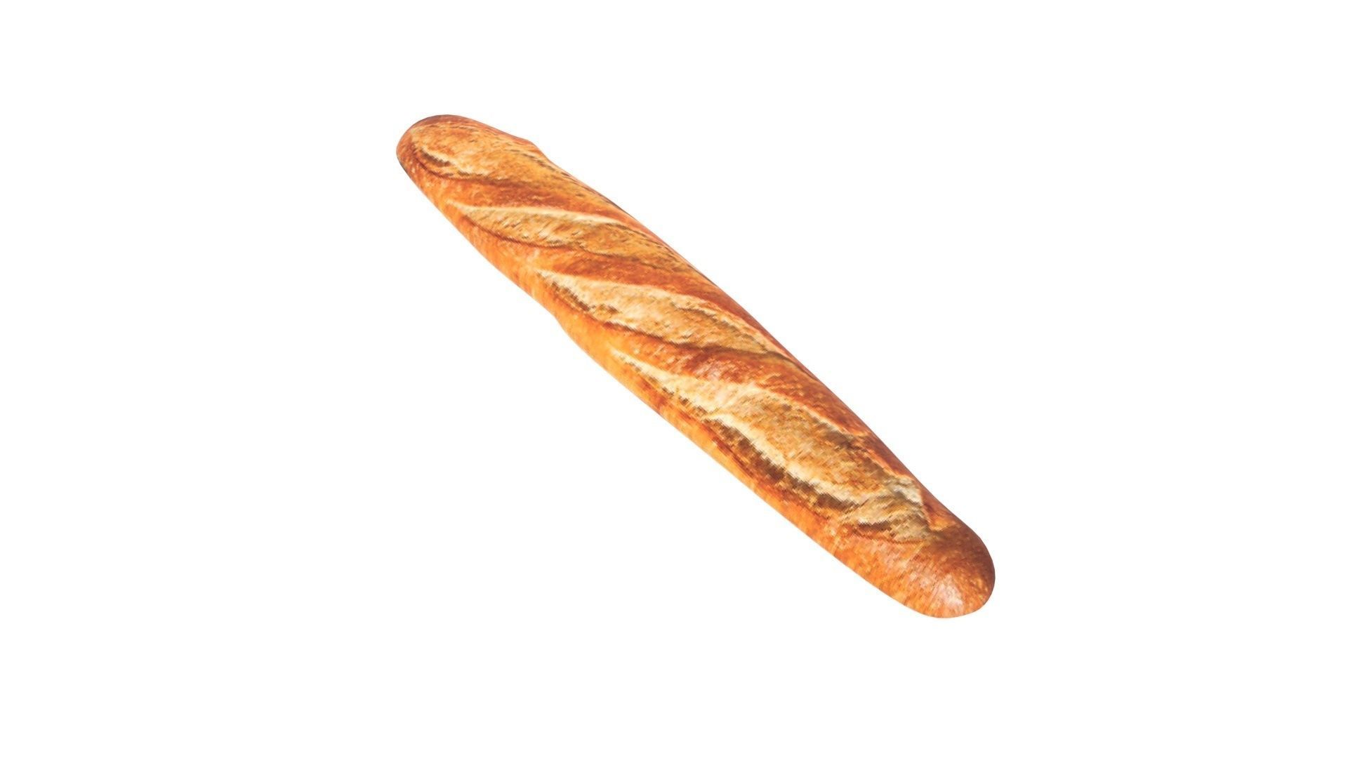 Baguette 3D model_6