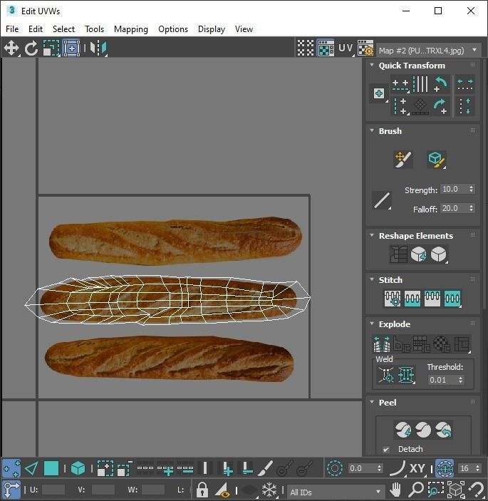 Baguette 3D model_17