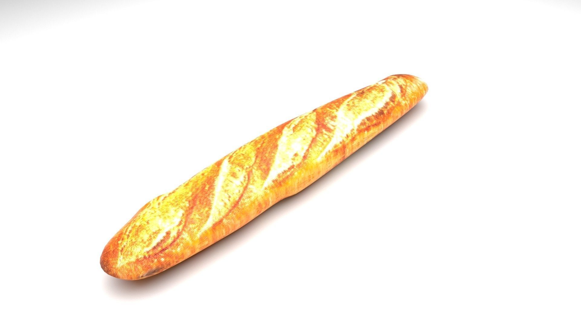 Baguette 3D model_4