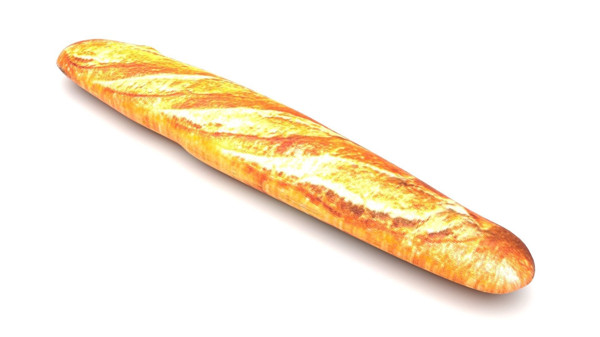 Baguette 3D model_1