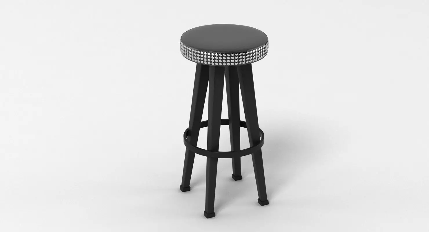 Bar Stool 3 3D model_0
