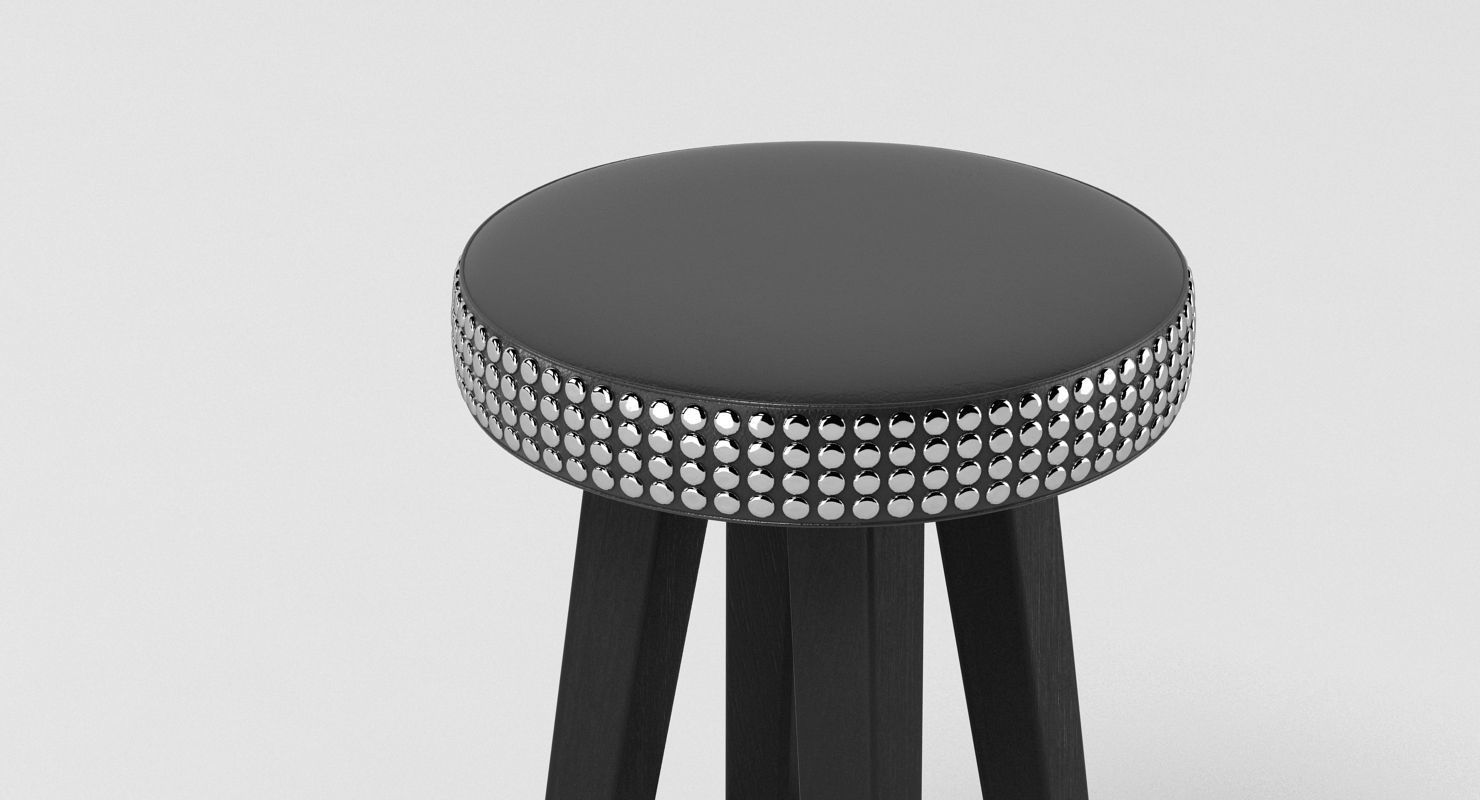 Bar Stool 3 3D model_1