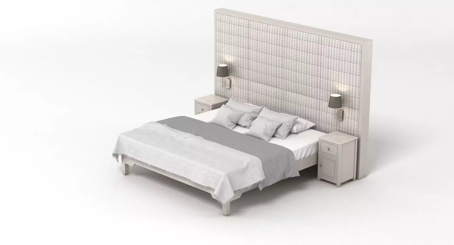 Neptune Chichester Bed 3D model_0