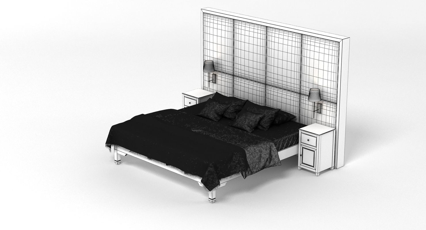 Neptune Chichester Bed 3D model_5
