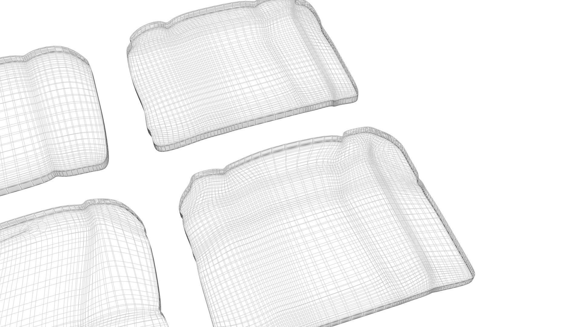 Toasts Collection 3D model_23