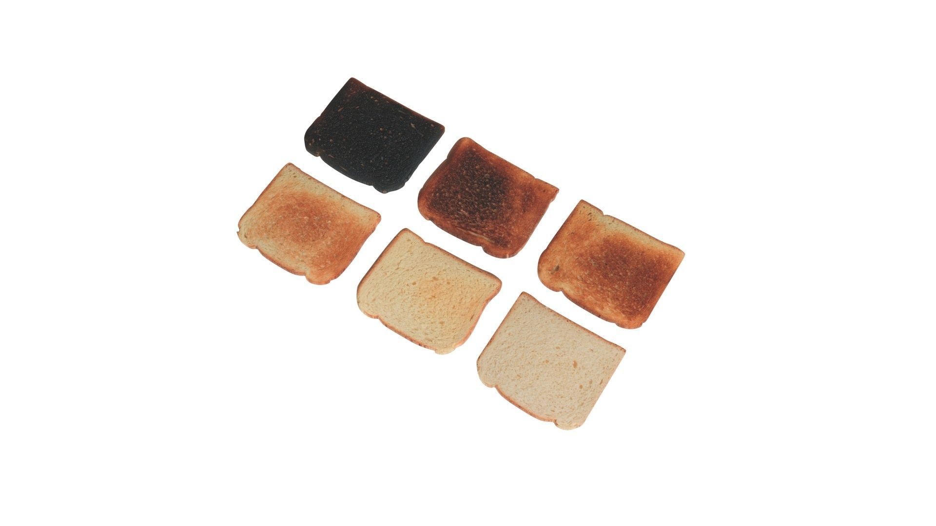 Toasts Collection 3D model_9