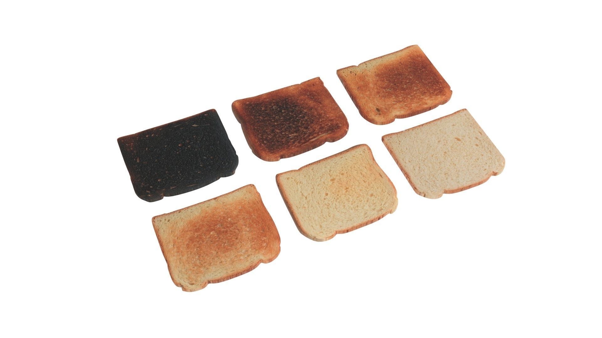Toasts Collection 3D model_8