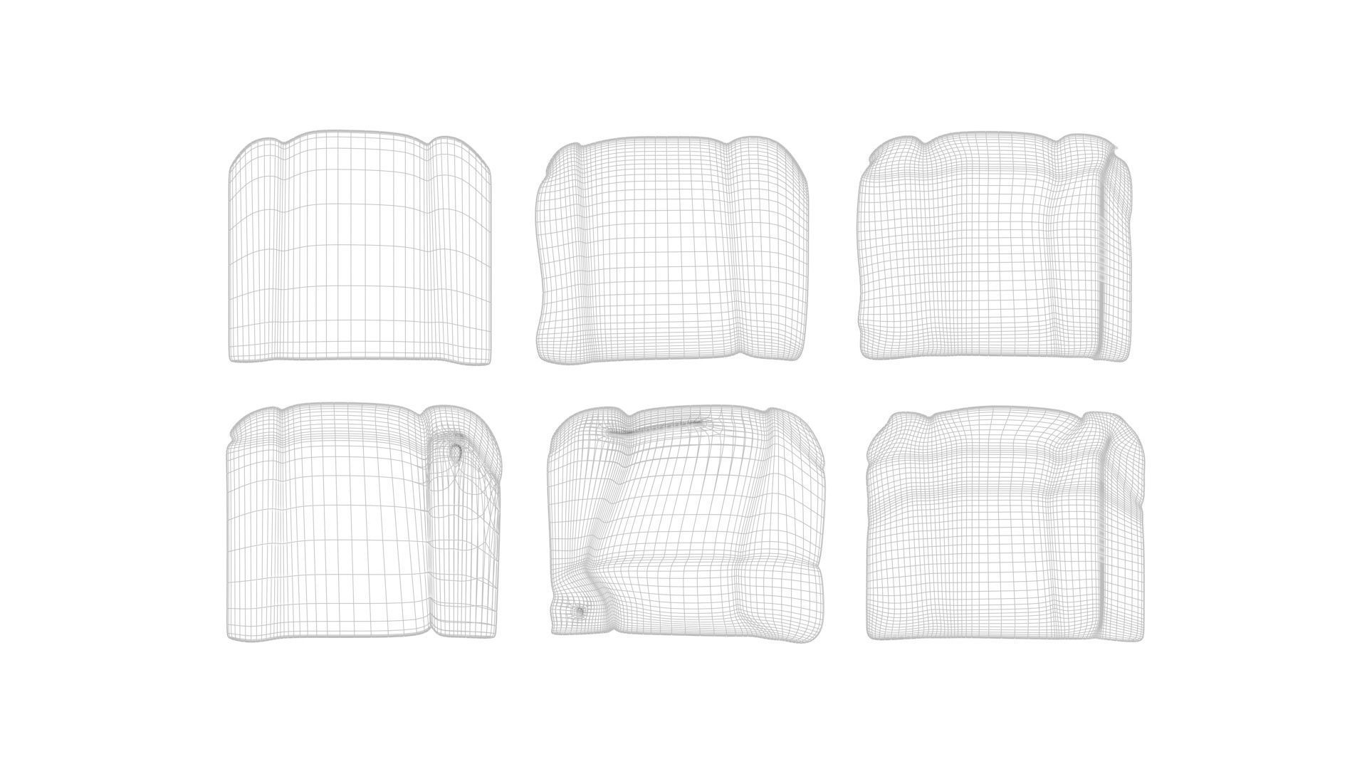 Toasts Collection 3D model_24