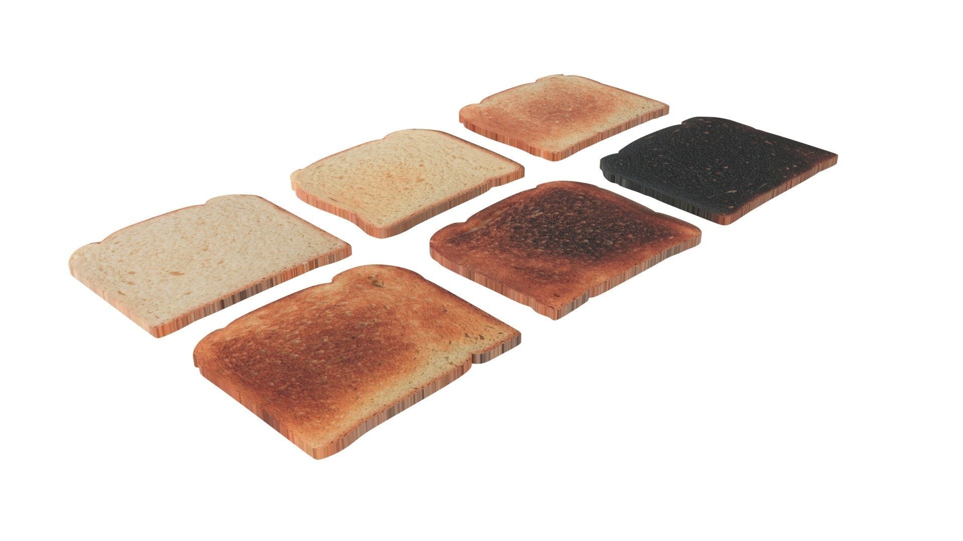 Toasts Collection 3D model_6