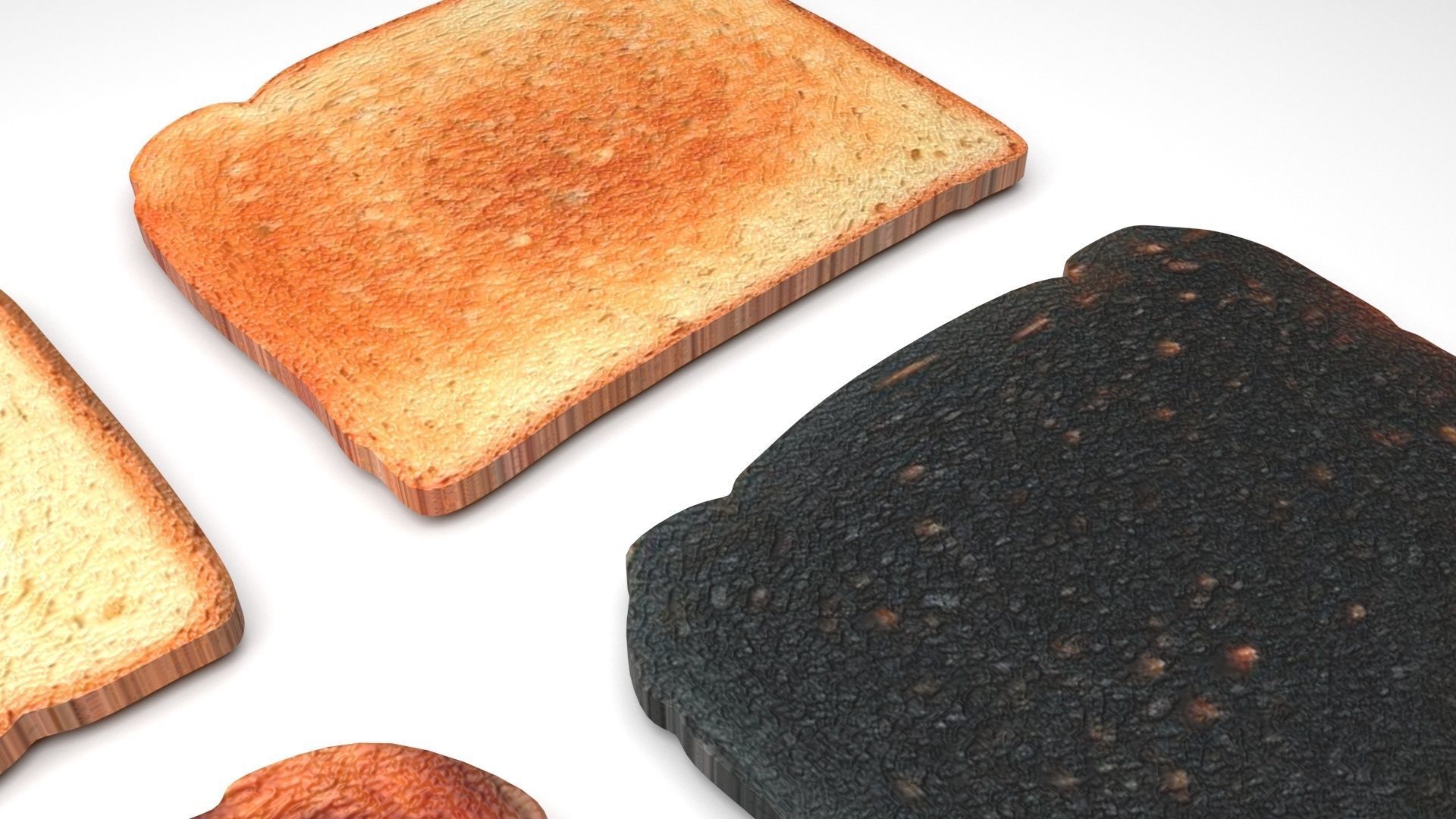 Toasts Collection 3D model_5