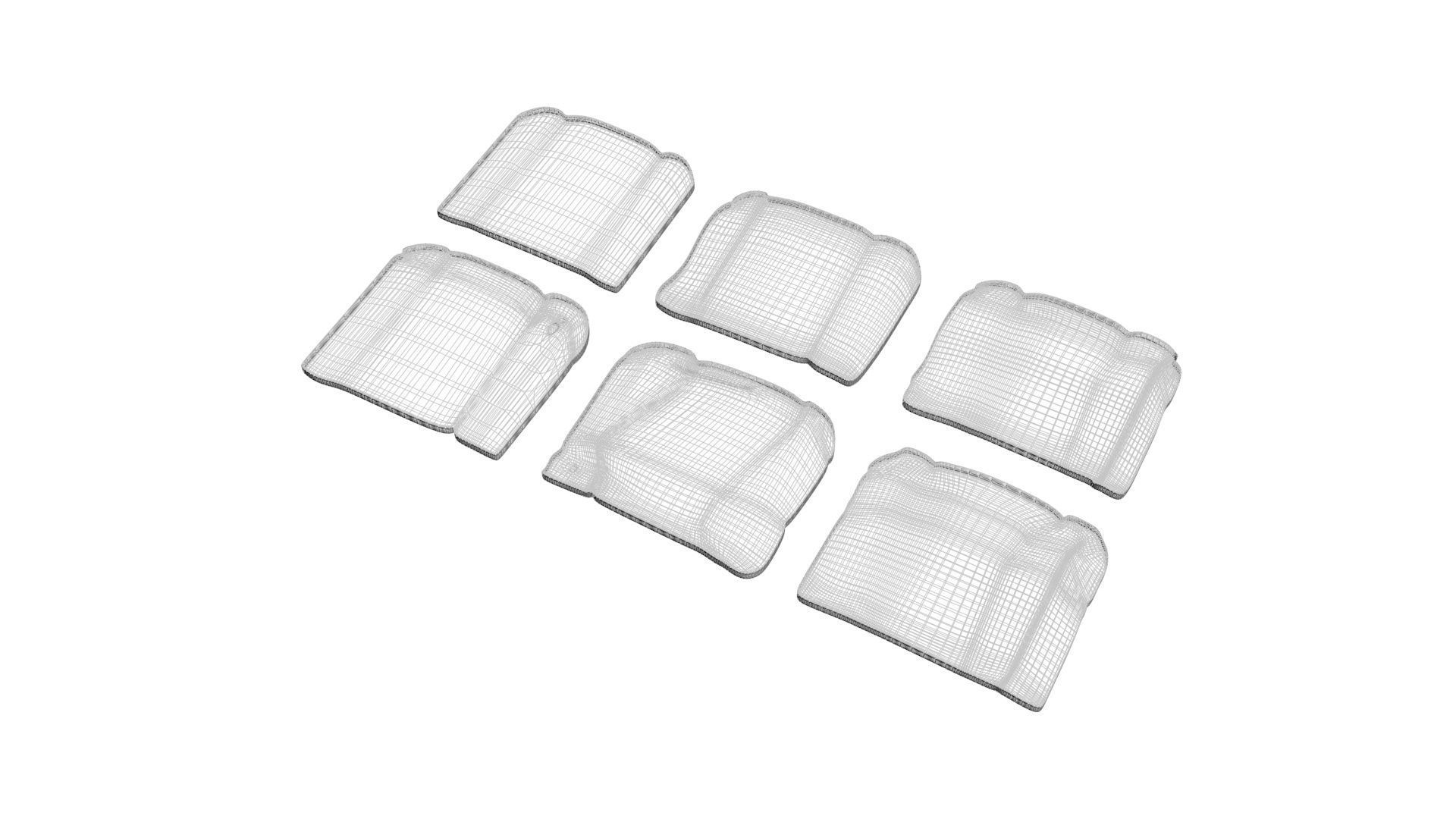 Toasts Collection 3D model_16