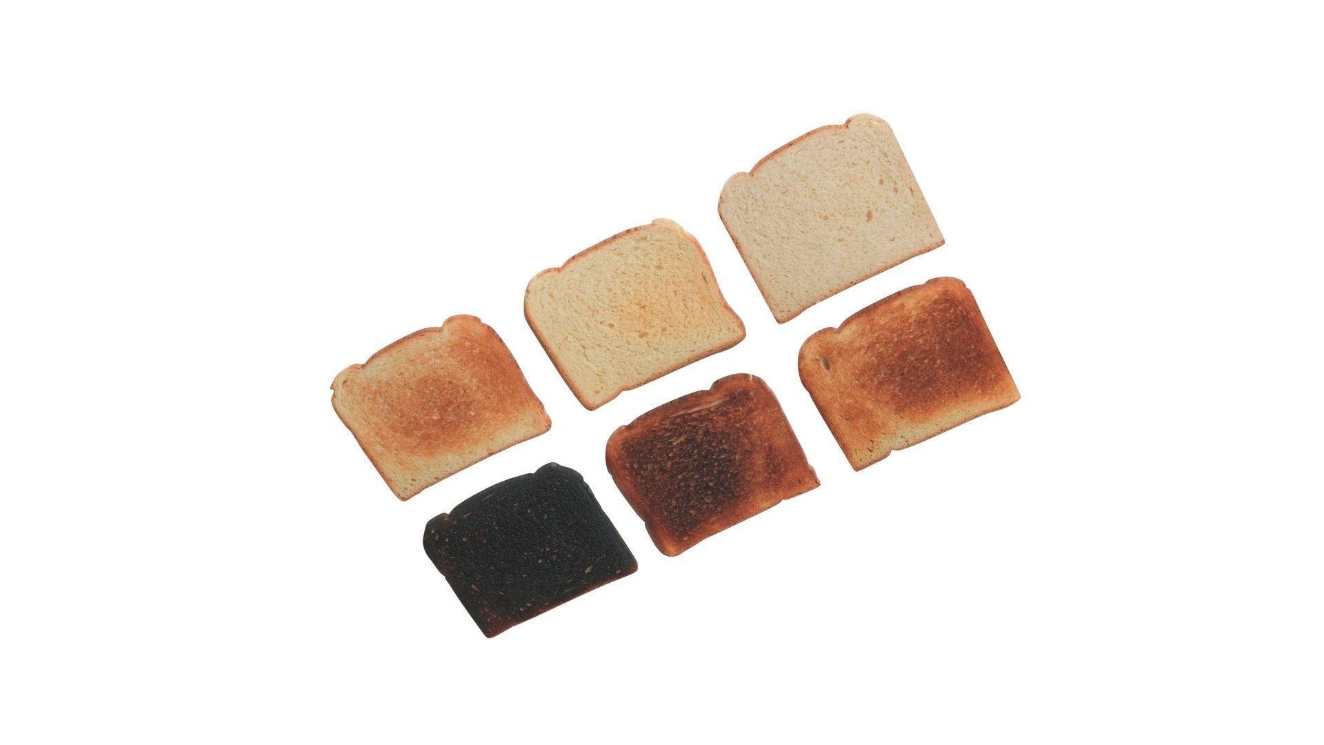 Toasts Collection 3D model_13