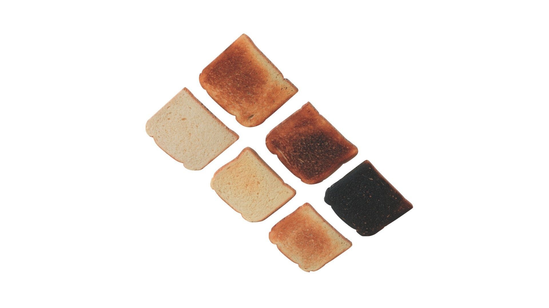 Toasts Collection 3D model_10