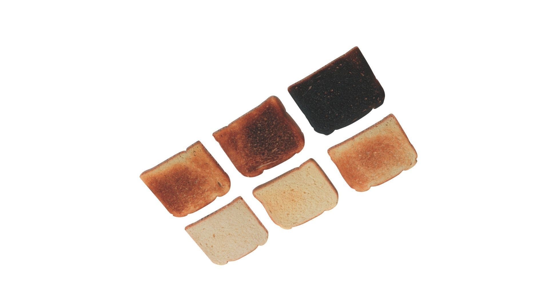 Toasts Collection 3D model_11